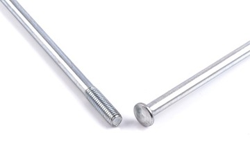 Спицы с ниппелями, колесо 16 дюймов заднее 122 мм MZ ETZ 150 251, оцинкованное