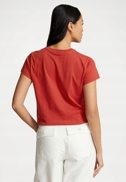 T-shirt damski okrągły dekolt Polo Ralph Lauren rozmiar S