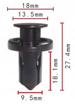 10X SPONKA KRYTY MOTORU HONDA CIVIC VIII UFO SDN