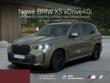 BMW X5 G05 SUV Facelifting 3.0 40i 381KM 2026 BMW X5 xDrive40i 381KM mHEV - Gotowy do Odbioru - Hak Holowniczy - Kamera