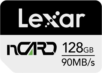 Karta pamięci Lexar nCARD NM 128GB W90 R70 MB/s