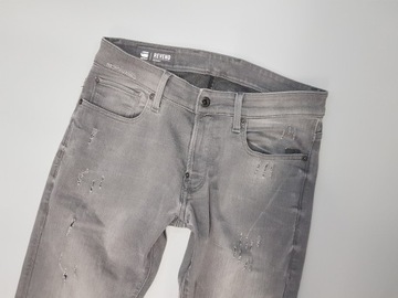 G STAR RAW SKINNY spodnie jeansy męskie 32/34 pas 88