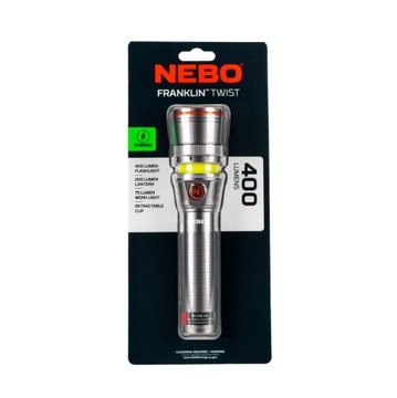 Фонарик FRANKLIN TWIST RC NEBO NEB-WLT-0024-G