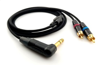 Кабель AUX ручной работы 3,5 мм / 6,3 мм — 2 варианта RCA цвета, 7 м