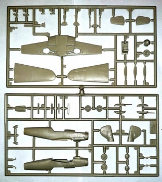 Model samolotu MESSERSCHMITT Bf-109 ZESTAW:FARBY, LAKIER, KLEJ+PĘDZELKI