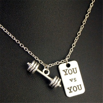 1pc Barbell Charms I Choose Strength Gym