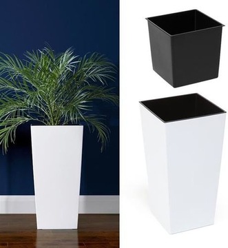 Вазон для цветов Lamela Finesse 30 см x 30 x 57h глянцевый