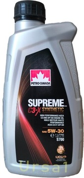 Petro-Canada SUPREME C3-X SYNTHETIC 5W30 1L ŁÓDŹ