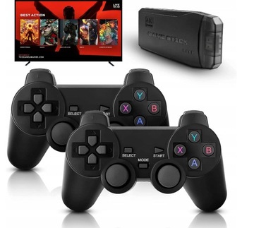 РЕТРО-КОНСОЛЬНАЯ ТВ-ИГРА БЕСПРОВОДНАЯ 2 ПАНЛОДА 10000 ЭМУЛЯТОР ИГР