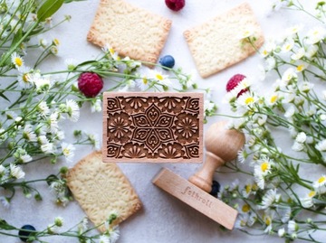 Stempel do dekorowania ciastek KWIECISTA MANDALA