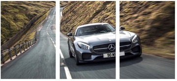 3x OBRAZ NA ŚCIANĘ MERCEDES V8 BITURBO 2016 30x40