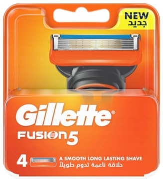 Gillette Fusion5 Wkłady Ostrza Wymienne (4szt.)