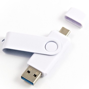 Pendrive prezent 32 GB 3.0 USB-C TYP C BIAŁY BEZ GRAWERA