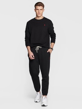 polo ralph lauren longsleeve koszulka męska z długim rękawem czarna S