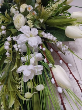 Украшение с ПАСХАЛЬНЫМ зайцем на могилу, кладбище, композицию на тарелку.