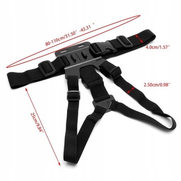 Нагрудный ремень для DJI Osmo Action 3 4, Insta360 ONE R RS Ace Pro