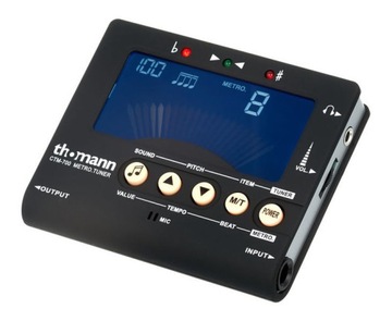 Хроматический метро-тюнер CTM-700, метроном Thomann