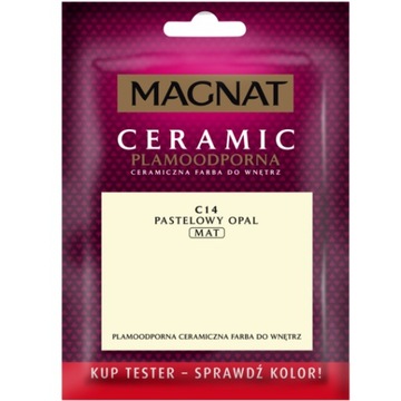 FARBA MAGNAT CERAMIC 0,03L C14 PASTELOWY OPAL TEST