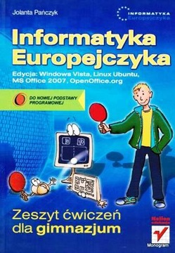 Informatyka Europejczyka Helion Zeszyt ćw gimn