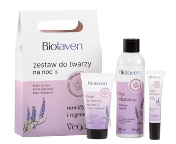 Sylveco BIOLAVEN ZESTAW DO TWARZY NA NOC prezent na dzień matki