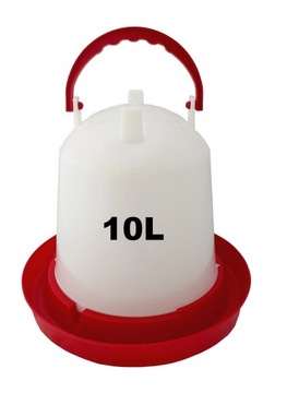 ZESTAW KARMNIK 6KG POIDŁO 10L NA NÓŻKACH DLA KUR