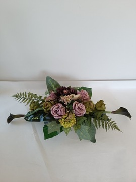 ЦЕНТР МОГИЛЫ КЛАДБИЩЕ БОЛЬШАЯ КОМПОЗИЦИЯ ДЕРЕВЯННАЯ ЯЩИКА ЦВЕТ КАЛЛА