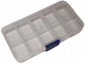 PLASTIKOWY POJEMNIK ORGANIZER - ŚRUBKI DYSZE BLOKI