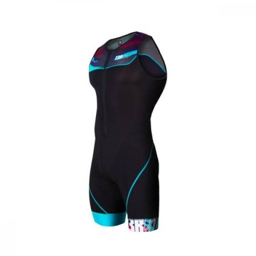 ZEROD Strój triathlonowy rozpinany z przodu START new wave XL