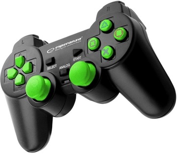 przewodowy gamepad USB dla PS2 PS3 PC wibracje