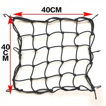 Багажная сетка для мотоцикла, велосипеда, скутера ROXAR, черный