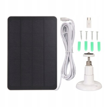 PANEL SOLARNY BATERIA SŁONECZNA 4W 5V USB+TYPE-C