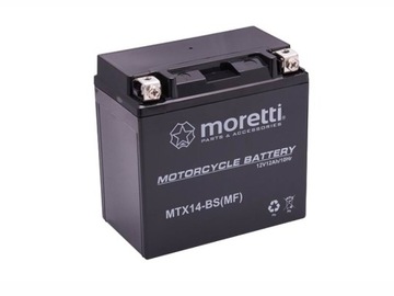 Akumulator Motocyklowy 12ah Moretti MTX14-BS
