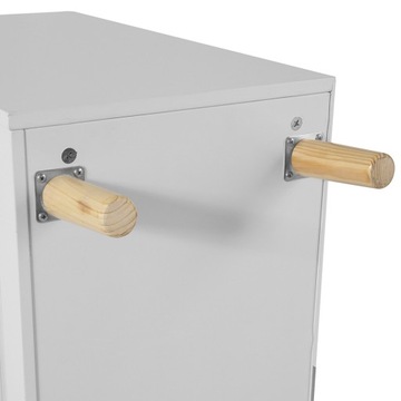 Полка для газет Шкаф Книжный шкаф Игрушки Книги Детская комната для офиса KMB19-W