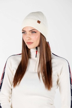 CZAPKA UNISEX Z 100% WEŁNY MERINO 210 g/m² FISHERMAN Damson