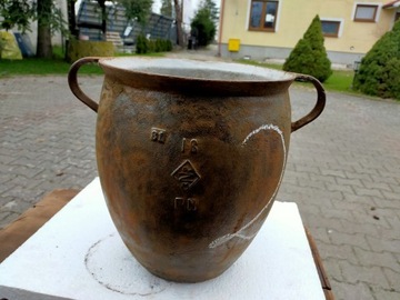 gar zeliwny w emalii 1886 rok