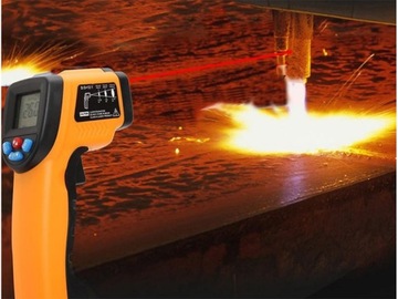 ПИРОМЕТР ЛАЗЕРНЫЙ ТЕРМОМЕТР БЕСКОНТАКТНЫЙ ИЗМЕРИТЕЛЬ ТЕМПЕРАТУРЫ -50 +550°C
