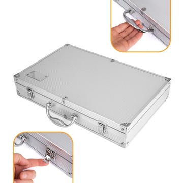 НАБОР СТОЛОВЫХ ПРИБОРОВ И АКСЕССУАРОВ ДЛЯ ГРИЛЯ ЧЕМОДАН XXL ЭКСКЛЮЗИВНЫЕ СТОЛОВЫЕ ПРИБОРЫ СТАЛЬ