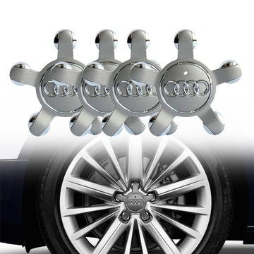 4szt DEKIELKI KAPSELKI FELG Czarny 135mm AUDI A3-A6