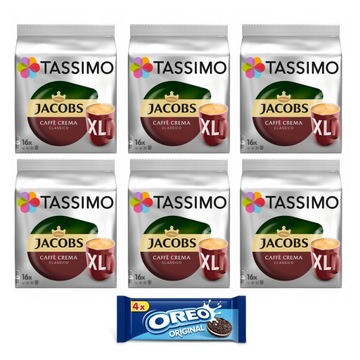 Kapsułki Tassimo Jacobs Caffe Crema 96 szt.