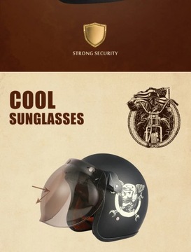 2023 New Arrival Motorcycle Helmet Dot Approved Retro Motorcycle Capacete U