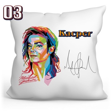 МАЙКЛ ДЖЕКСОН ПОДУШКА + ИМЯ