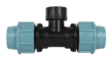 Trójnik Skręcany 32 x 3/4'' x 32 GW UNIDELTA PE