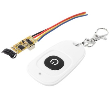 Mini Przekaźnik RF z pilotem 1CH 433Mhz 3,7-24V
