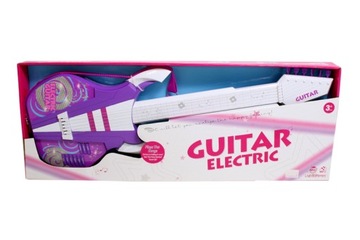 GITARA ELEKTRYCZNA dla dzieci 6 strun MP3