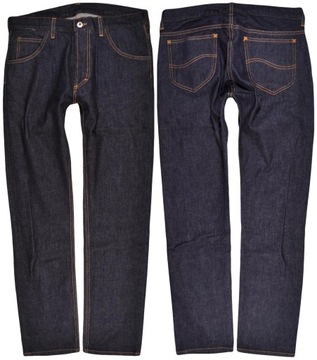 LEE spodnie SLIM navy jeans 101 RIDER_ W32 L32