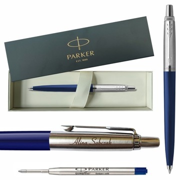 PARKER DŁUGOPIS NA PREZENT JOTTER GRANATOWY GRAWER