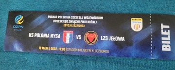 bilet Polonia Nysa - LZS Jelowa