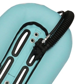 Butla nurkowa Donut Wing Single Tank Professional jasnoniebieska