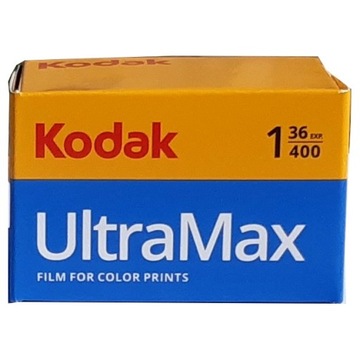 KODAK UltraMax 400/36 ZDJĘĆ FILM KOLOROWY NEGATYW
