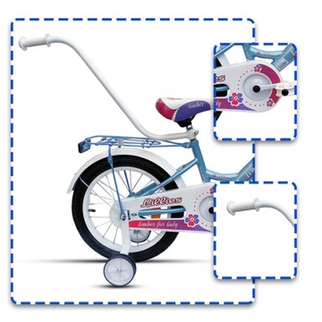 Детский велосипед BMX 16 дюймов + руководство